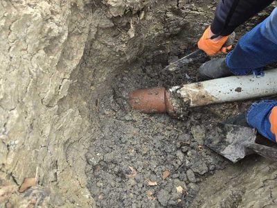 Underground Sewer Line Repair
